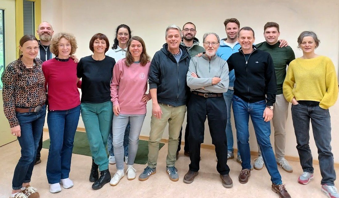Teilnehmergruppe des Finding-Health-Workshops mit Zachary Comeaux DO (US)